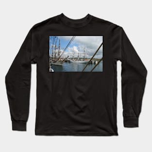 Ships in harbour Long Sleeve T-Shirt